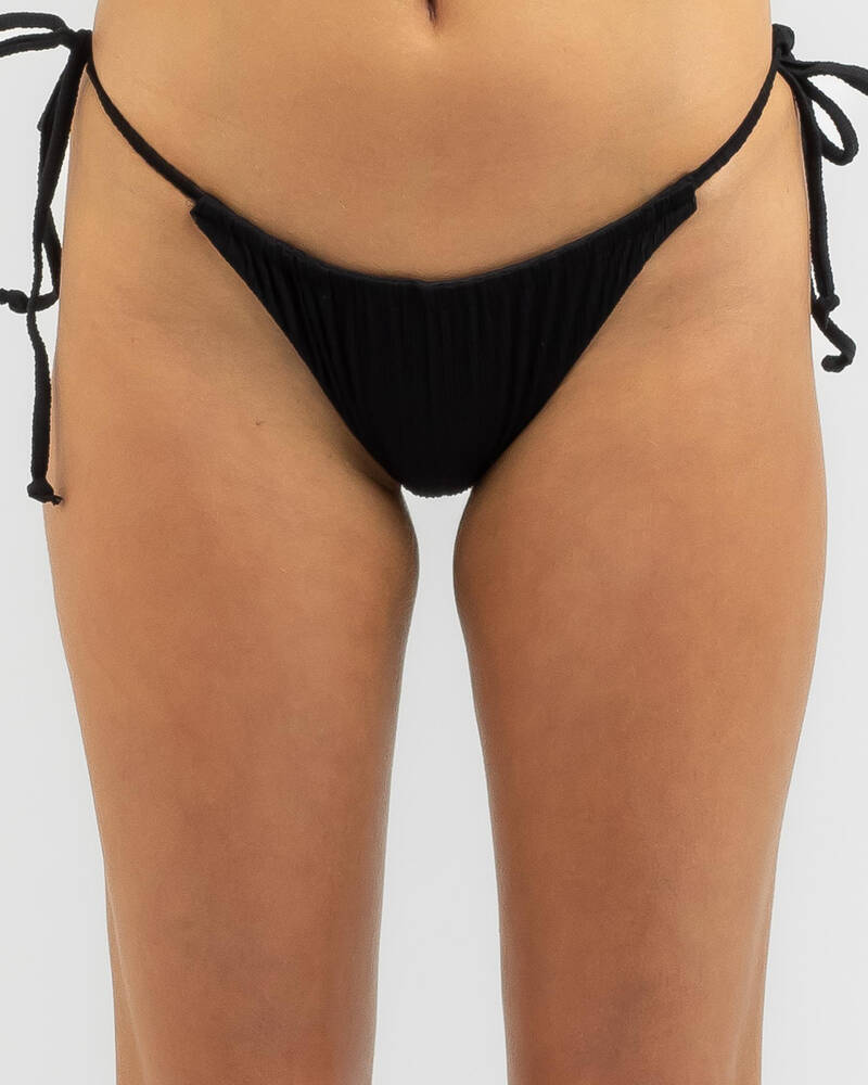 Topanga Willa Rib Reversible Tie Itsy Bikini Bottom for Womens
