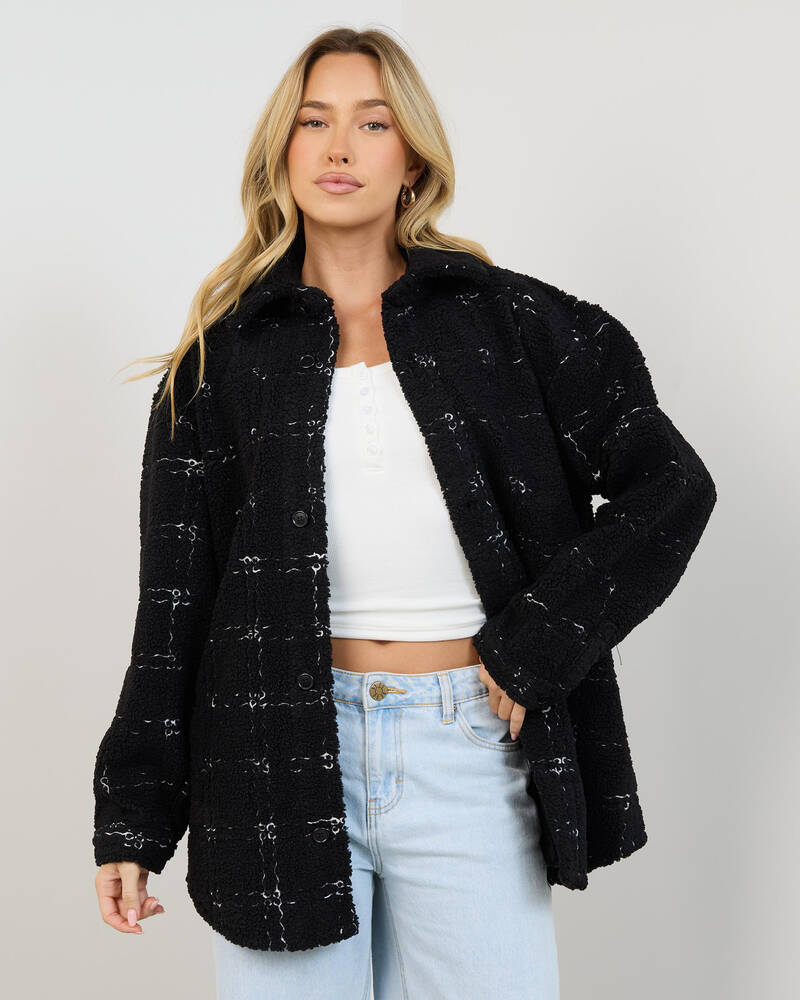 Rusty Alma Sherpa Jacket for Womens