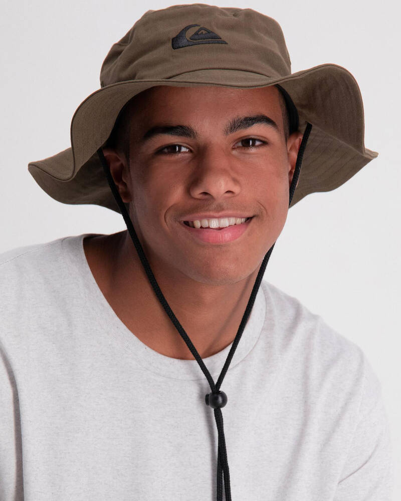 Quiksilver Bushmaster Wide Brim Hat for Mens