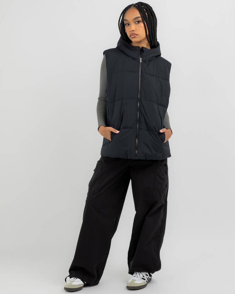 Roxy Bright Side Hooded Puffer Vest for Womens