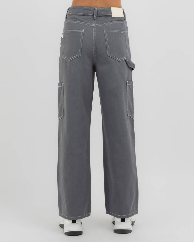 DESU Girls' Hound Dog Cargo Jeans for Womens