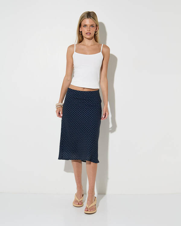 Rhythm Maisy Midi Skirt for Womens