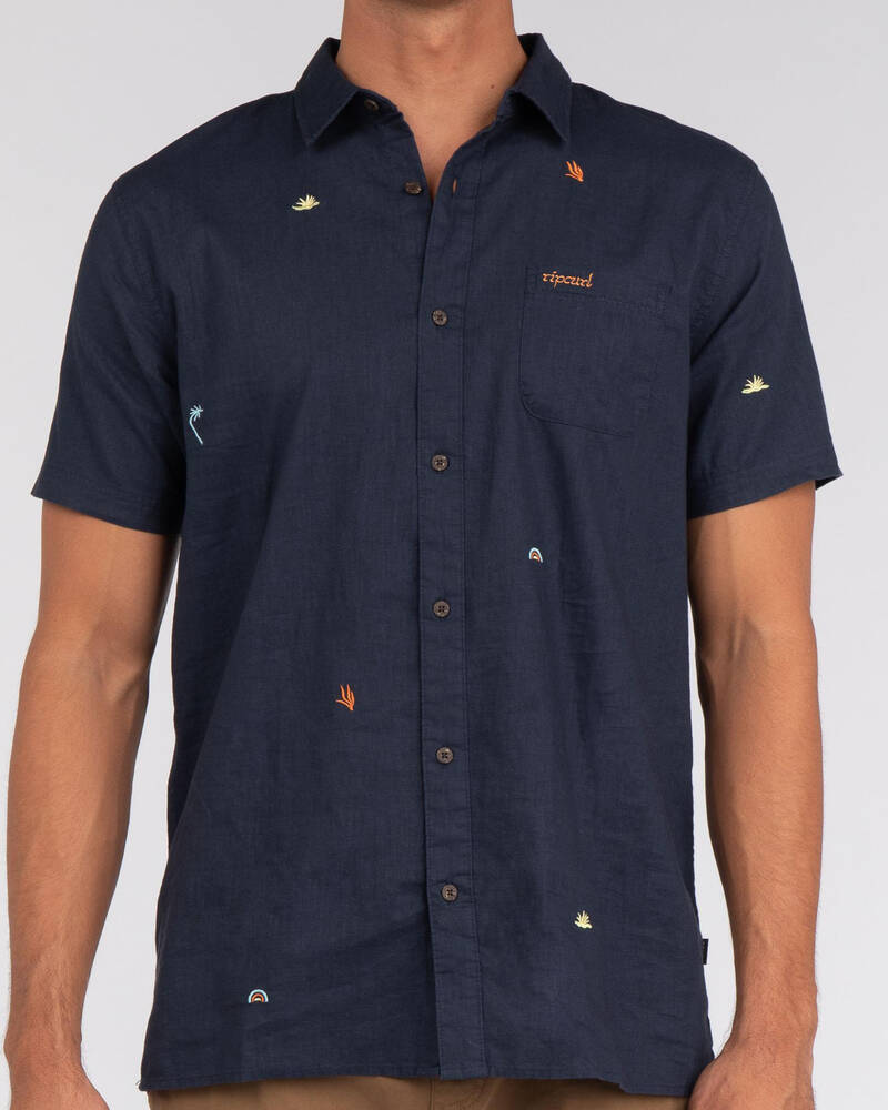 Rip Curl SWC Motif Linen Shirt for Mens