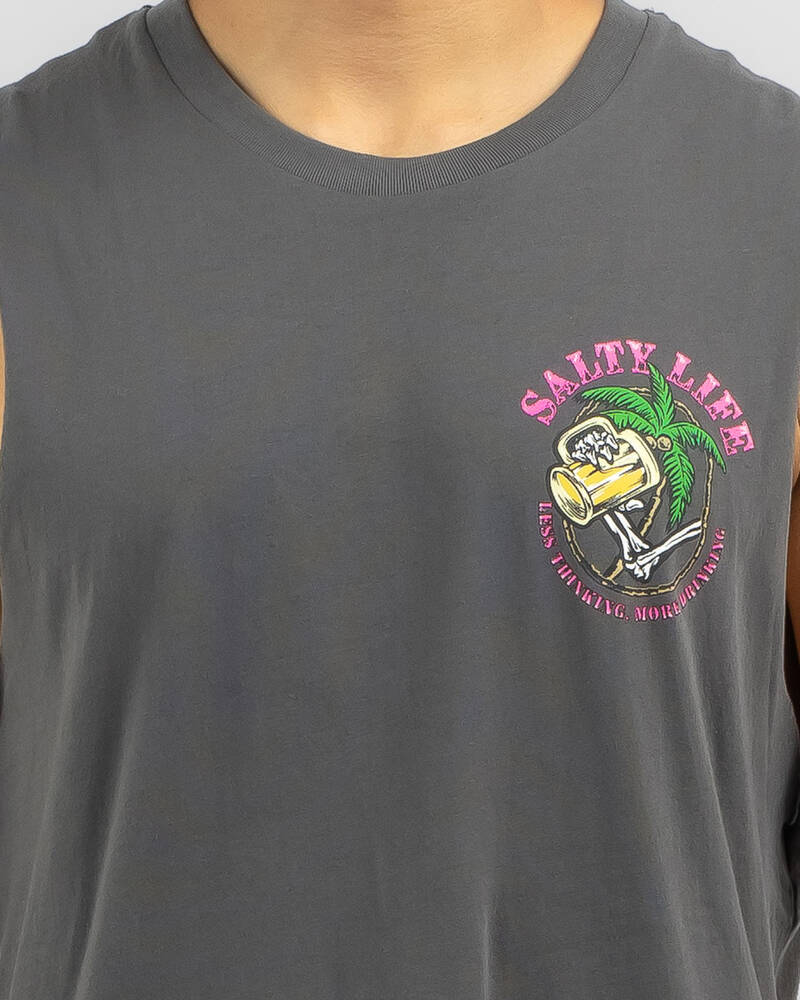 Salty Life Skull Duggery Muscle Tank for Mens
