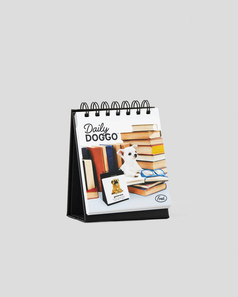 Get It Now Daily Doggo Desktop Flip Book for Unisex