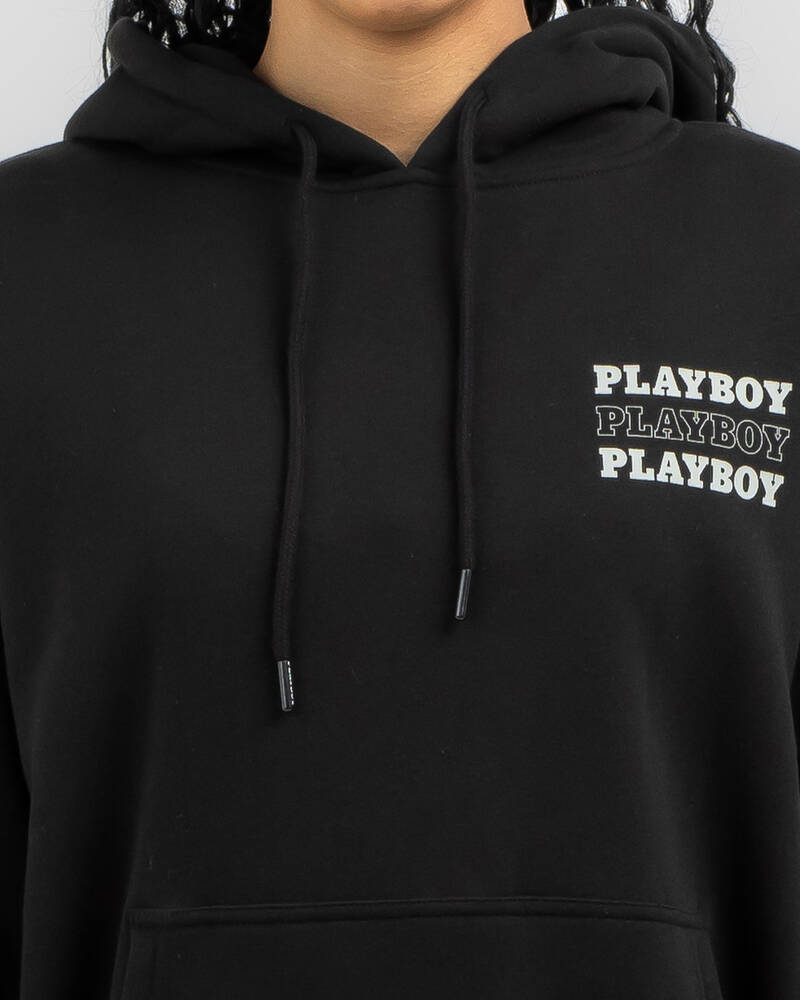 Playboy Bunny Stack Hoodie for Womens