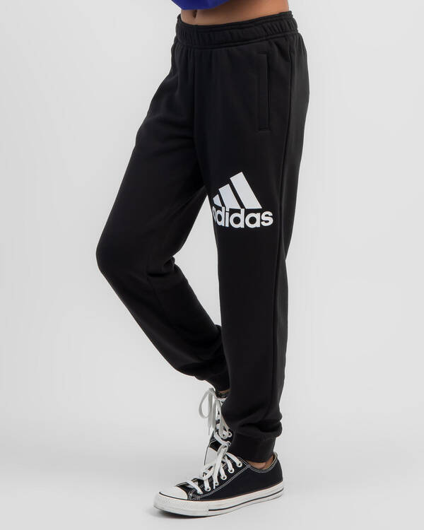 adidas Girls' Big Logo Track Pants for