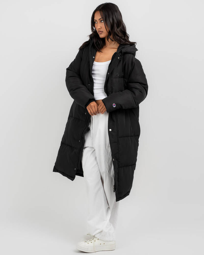 Champion Rochester Long Line Hooded Puffer Jacket for Womens