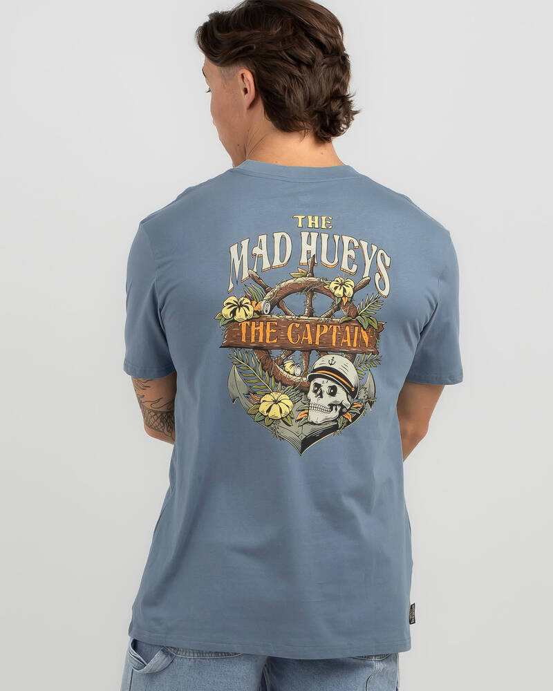 The Mad Hueys Shipwrecked Captain T-Shirt for Mens