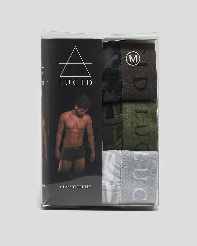 Lucid Stealth Fitted Boxer Shorts 3 Pack for Mens