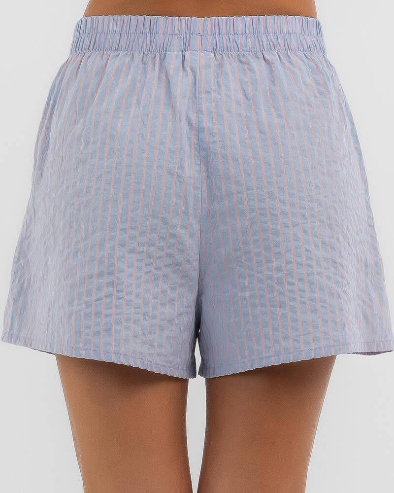 Rhythm Paradiso Stripe Shorts for Womens