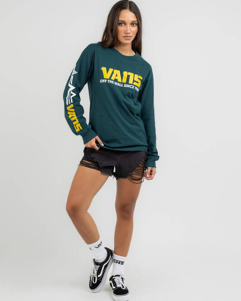 Vans Mt Vans Long Sleeve T-Shirt for Womens