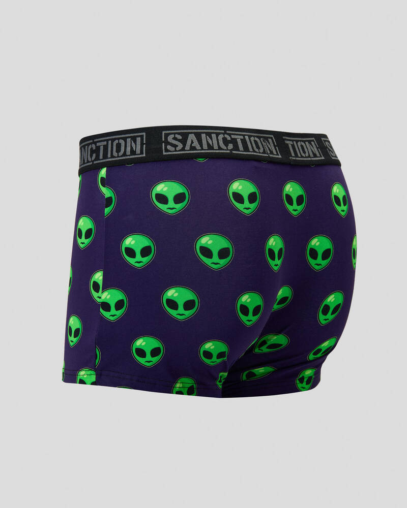 Sanction Aliens Fitted Boxer for Mens