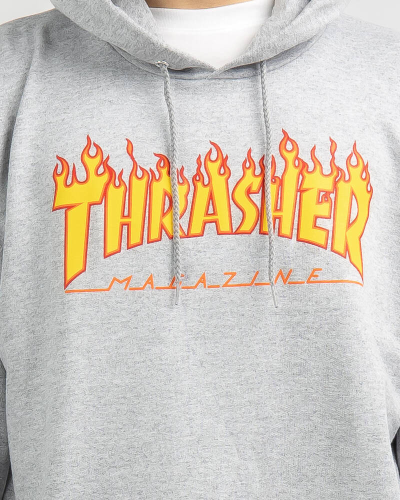 Thrasher Flame Logo Hoodie for Mens