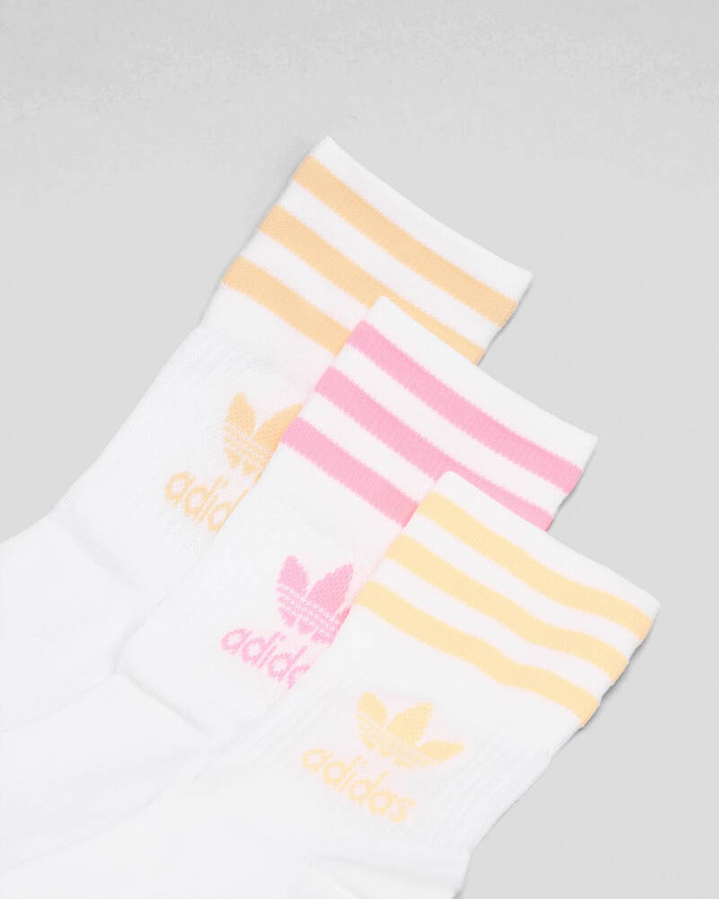 adidas Womens Mid Cut Crew Sock Pack for