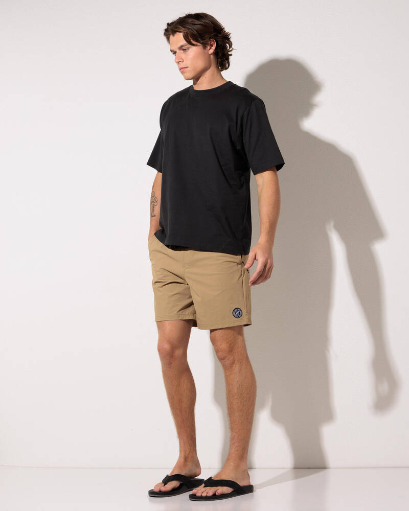Salty Life Elemental Elastic Waist Shorts for Mens