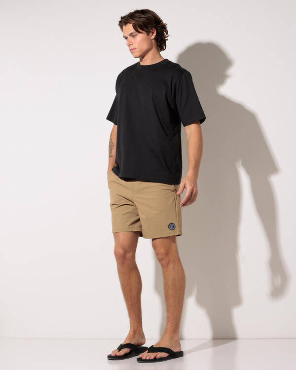 Salty Life Elemental Elastic Waist Shorts for Mens