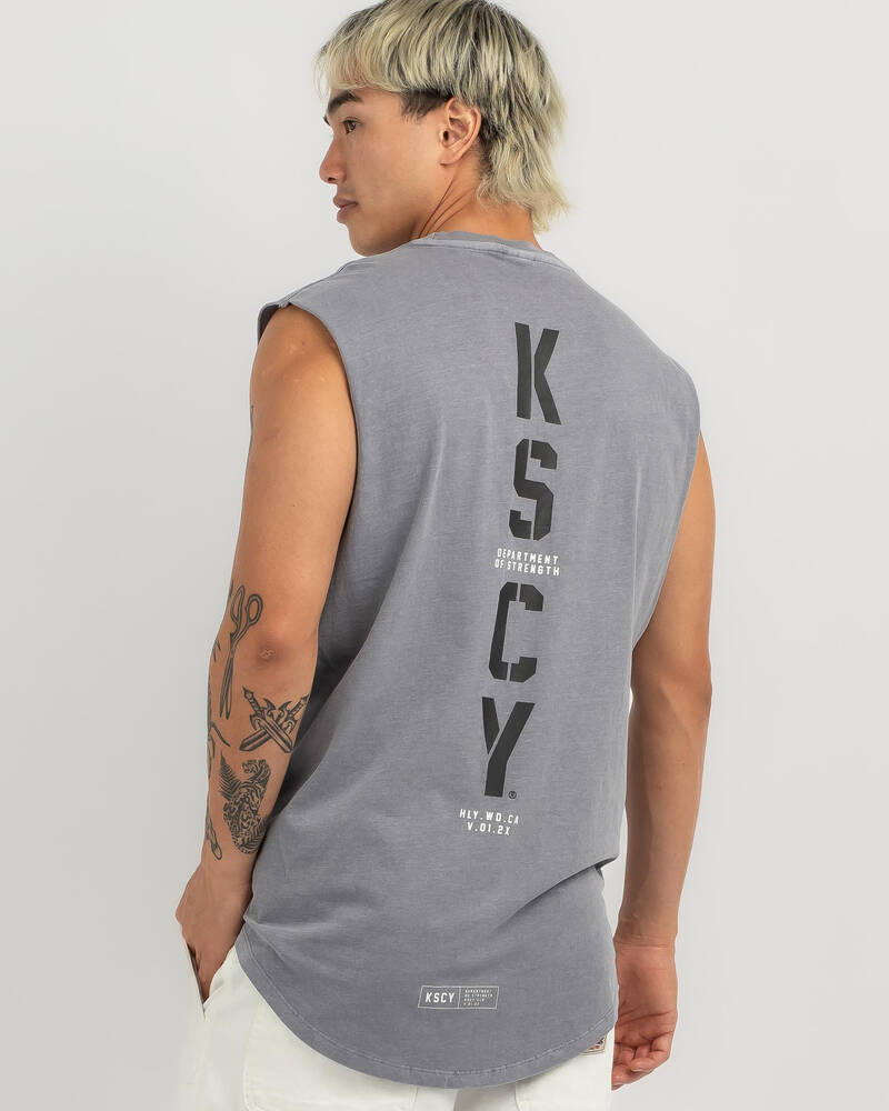 Kiss Chacey Beaville Dual Curved Muscle Tank for Mens