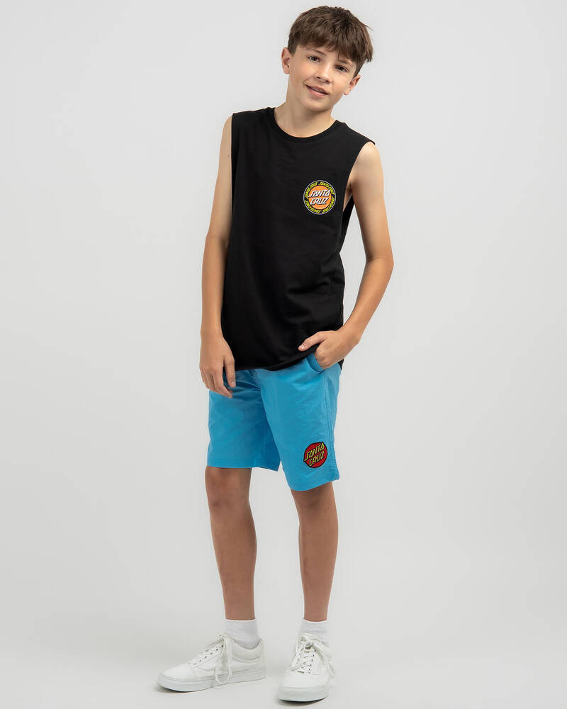Santa Cruz Boys' Classic Dot Cruizer Shorts for Mens