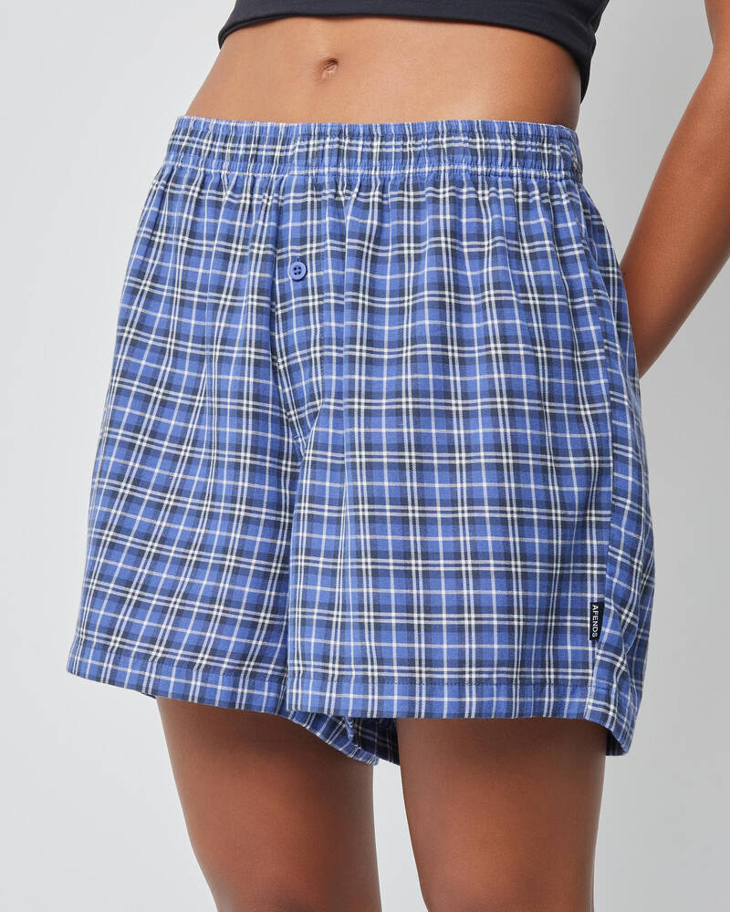 Afends Shipwreck Boxer Brief Shorts for Womens