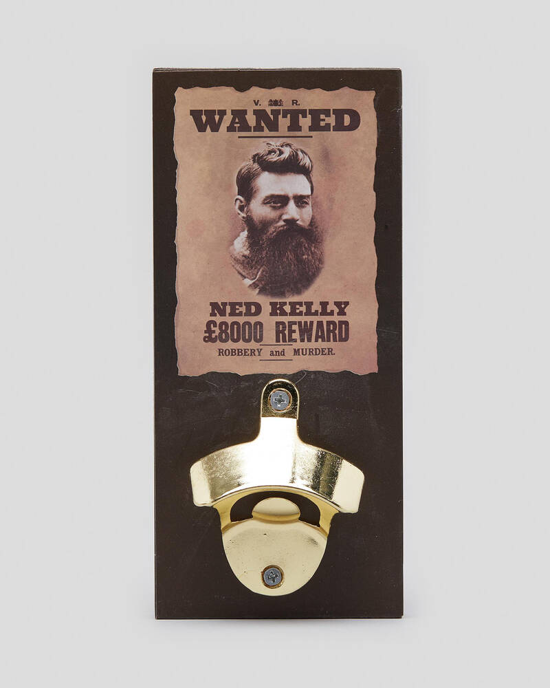 Get It Now Bushranger Ned Magnetic Beer Opener for Unisex