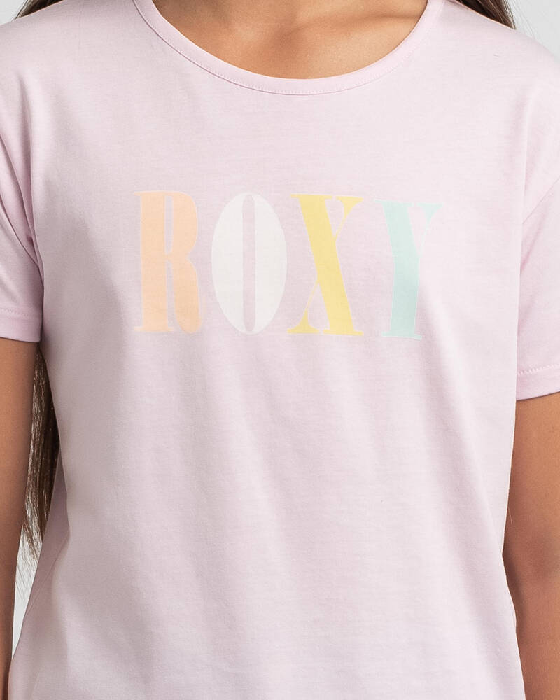 Roxy Girls' Day And Night Multico T-Shirt for Womens
