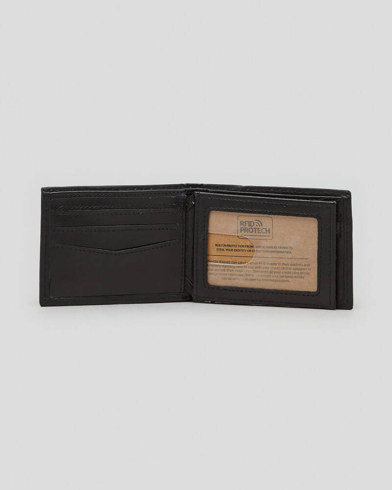 Rip Curl Perforation RFID Slim Wallet for Mens
