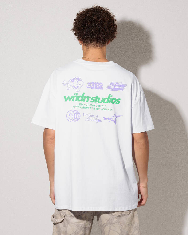 Wndrr Oversteer Box Fit T-Shirt for Mens