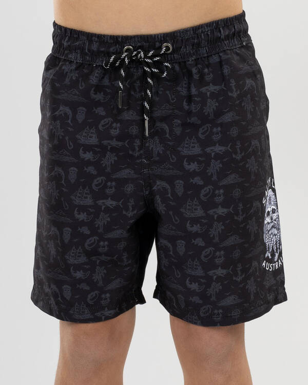 Salty Life Boys' Marauder Elastic Waist Shorts for Mens