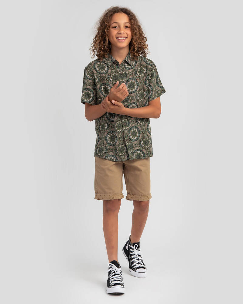 Lucid Boys' Sanctuary Short Sleeve Shirt for Mens