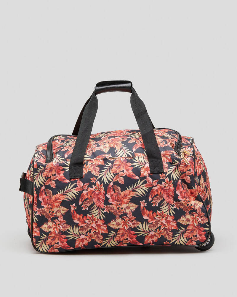Mooloola Island Time Small Wheeled Travel Bag for Womens