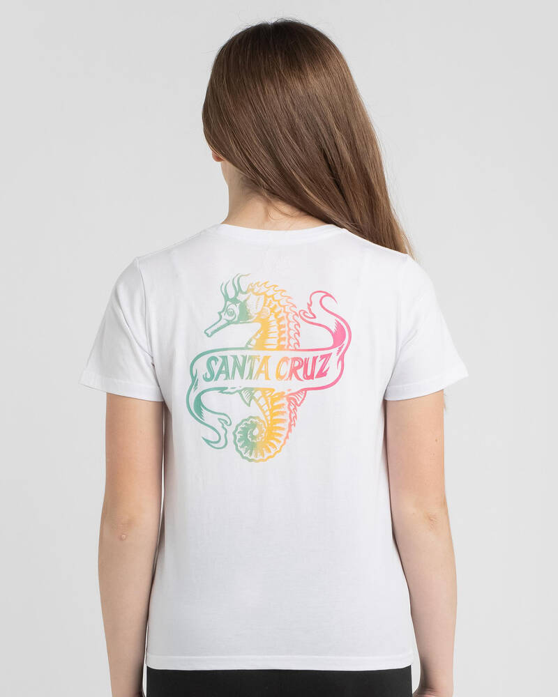 Santa Cruz Girls' Seahorse T-Shirt for Womens