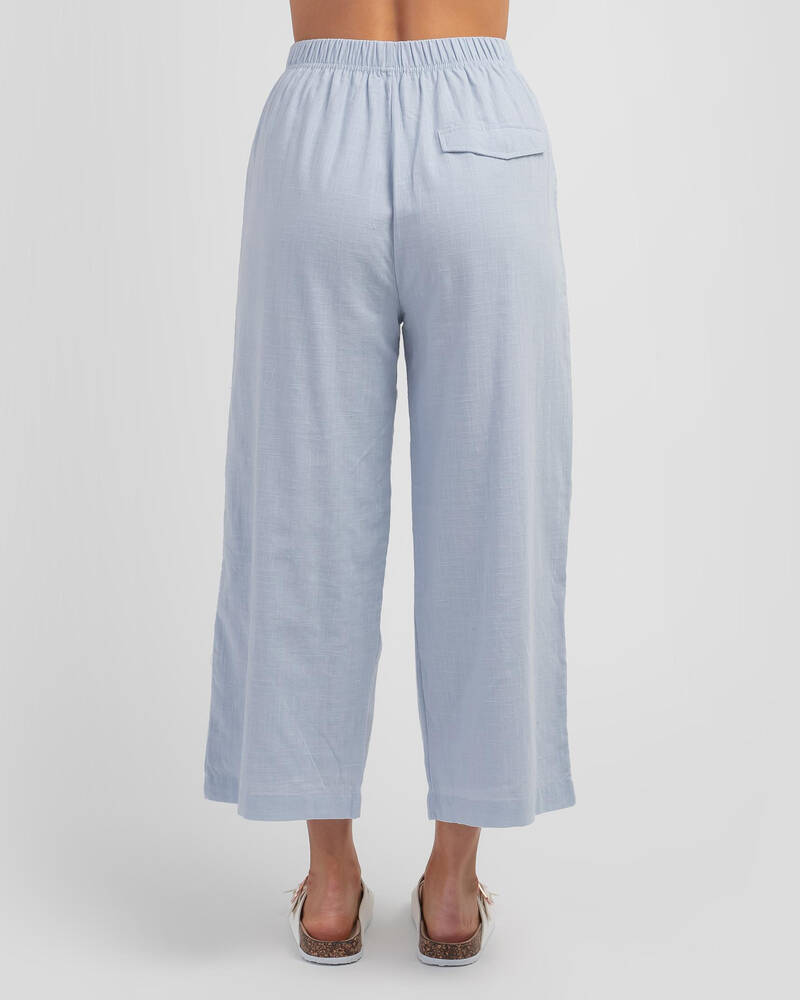 Shop Ava And Ever Oceana Beach Pants In Baby Blue - Fast Shipping ...