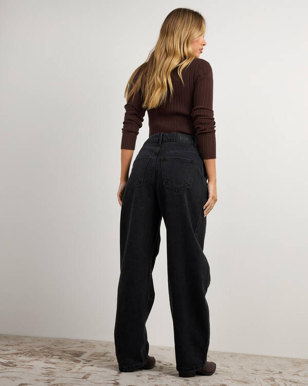 DESU Cyndi Barrel Leg Jeans for Womens