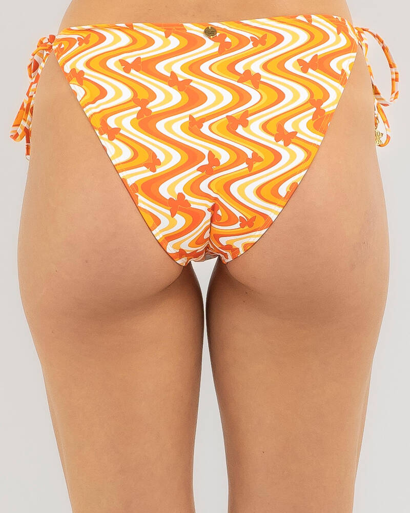 Kaiami Yvonne Classic Tie Side Bikini Bottom for Womens