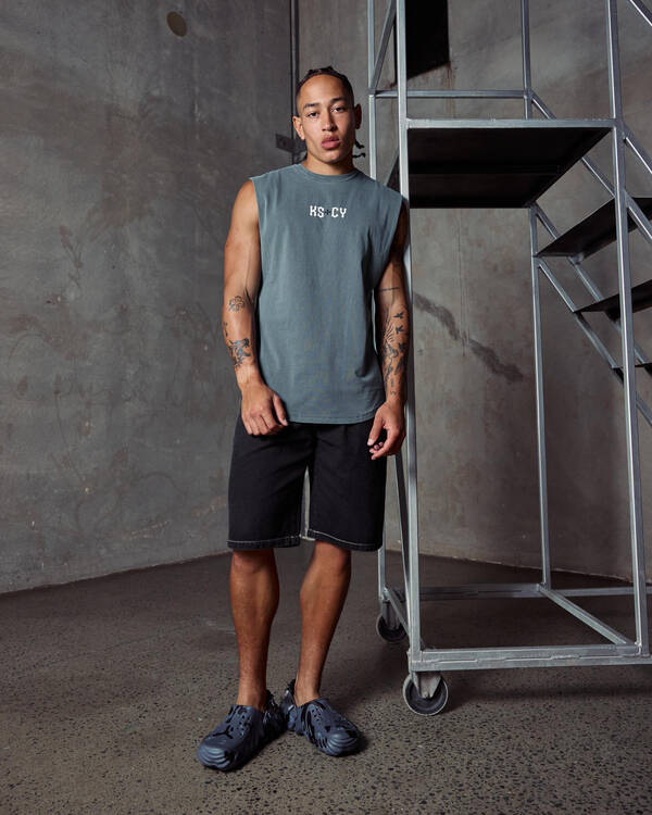 Kiss Chacey Resonance Dual Curved Muscle Tank for Mens