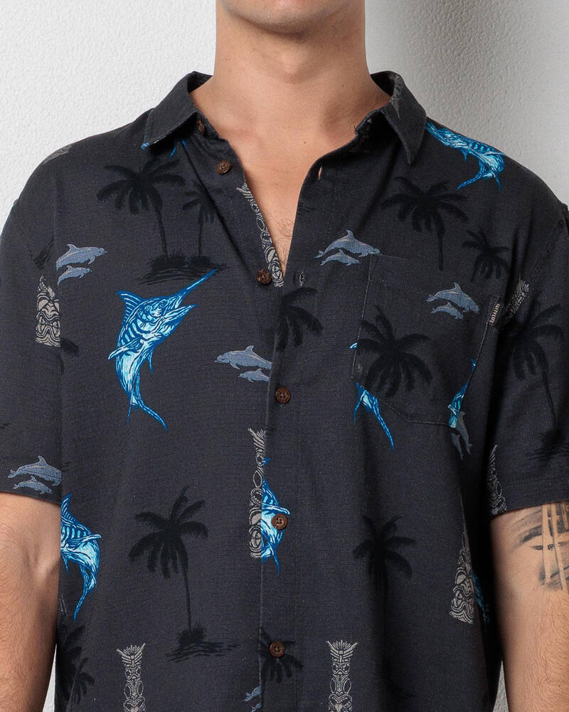 Salty Life Catcher Short Sleeve Shirt for Mens