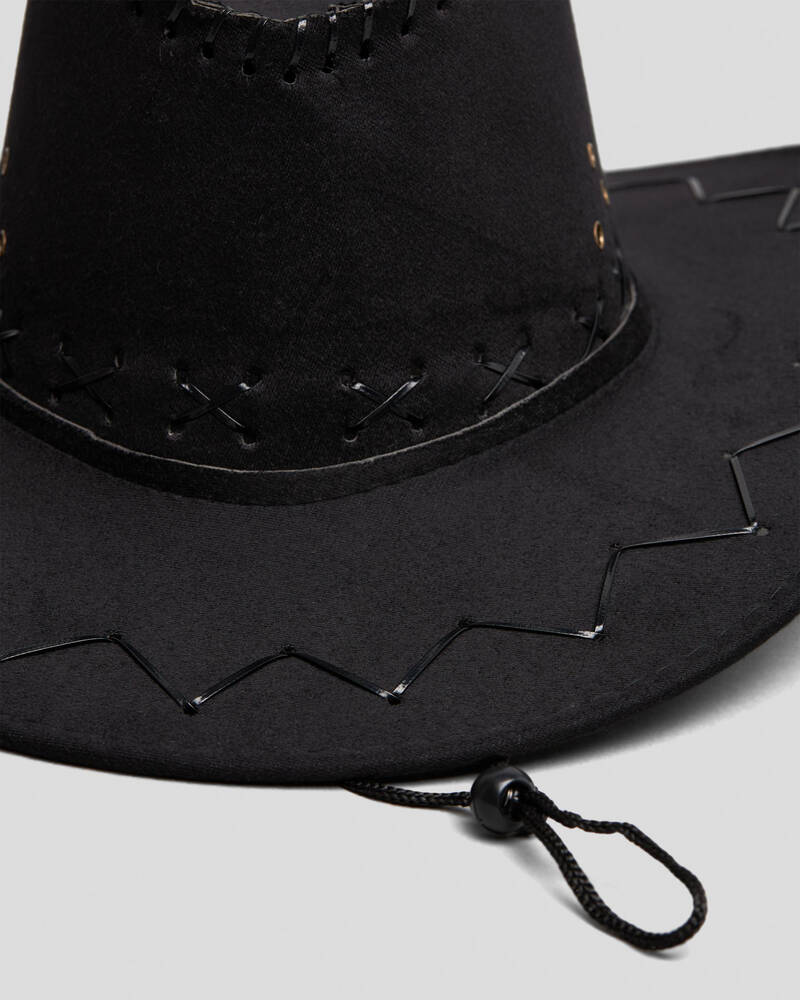 Ava And Ever Suede Look Cowgirl Hat for Womens