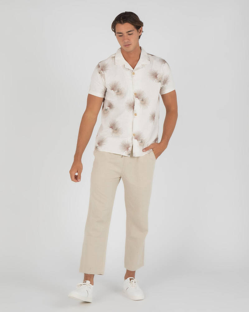 Rhythm La Casa Palm Short Sleeve Shirt for Mens