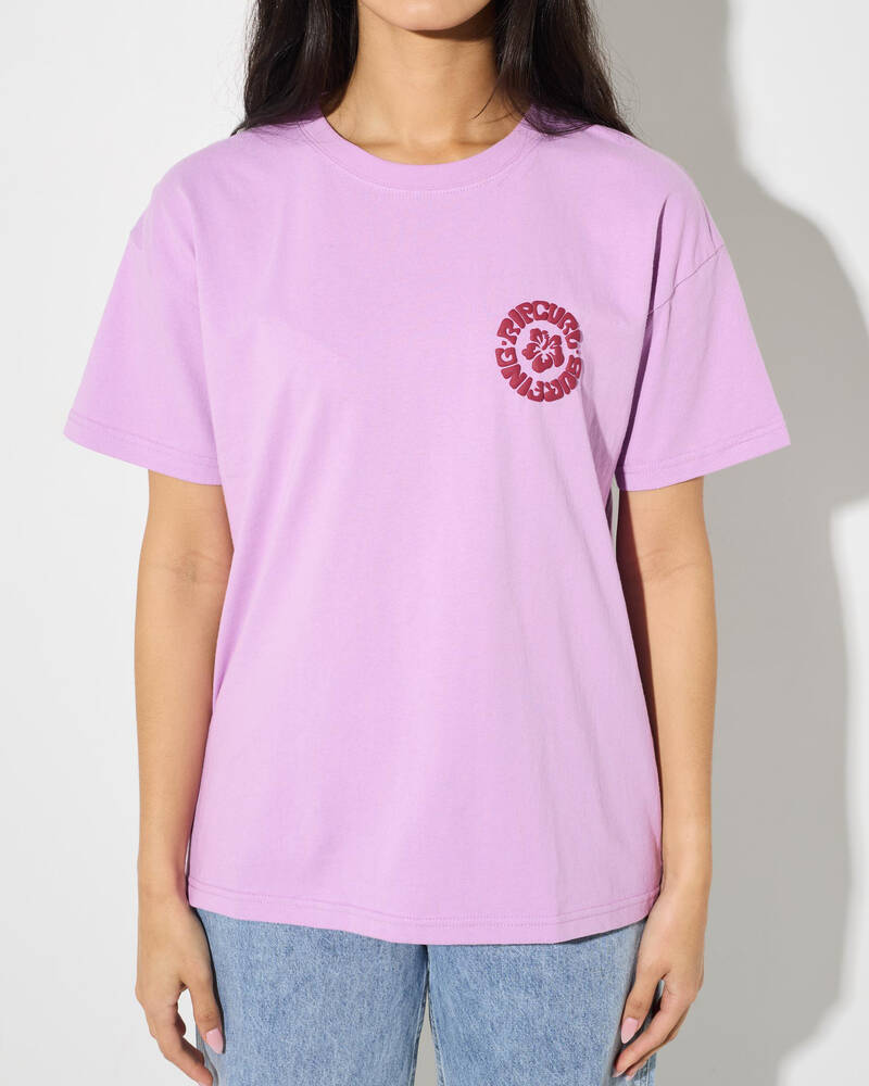 Rip Curl Surf Puff Party Pack Relaxed T-Shirt for Womens
