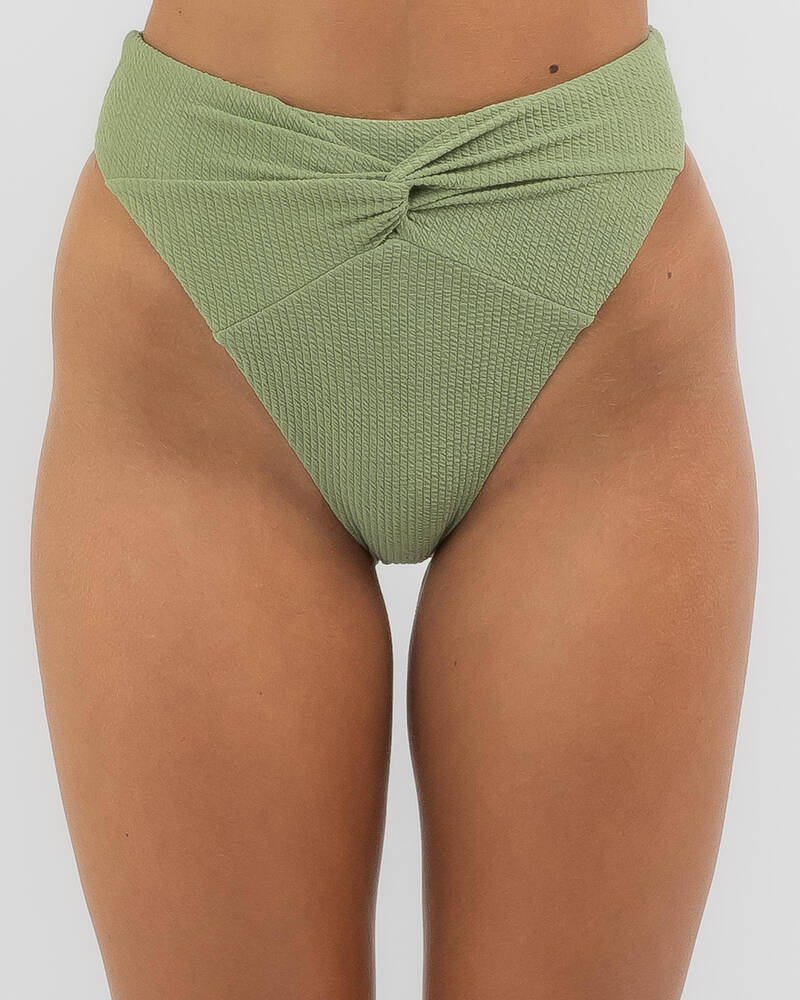 Topanga Rockford Twist High Waist Bikini Bottom for Womens