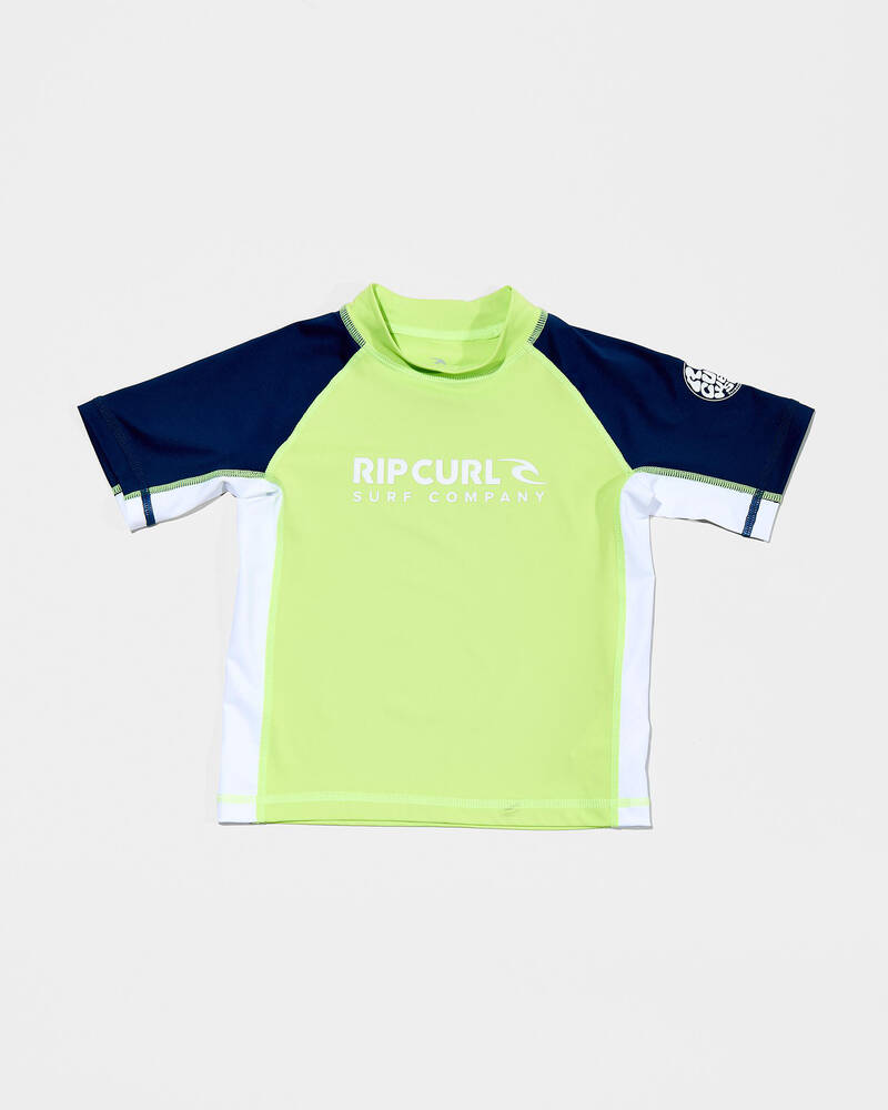 Rip Curl Toddler's Shock Short Sleeve Rash Vest for Mens