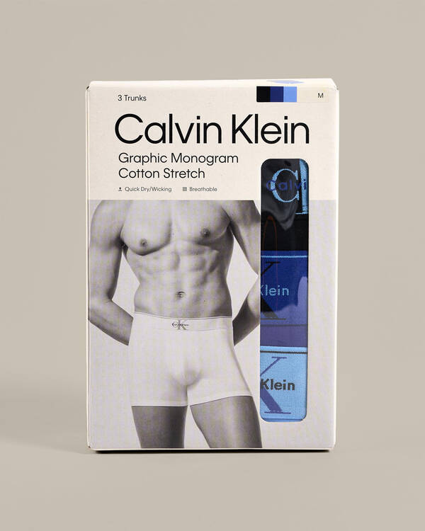 Calvin Klein CK X Cotton Trunk 3 Pack for Mens