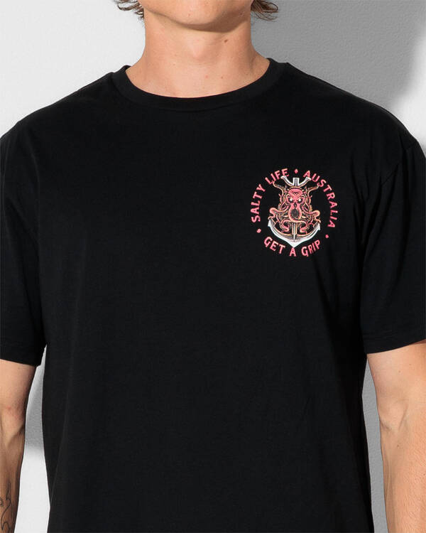 Salty Life Eightfold Hold T-Shirt for Mens