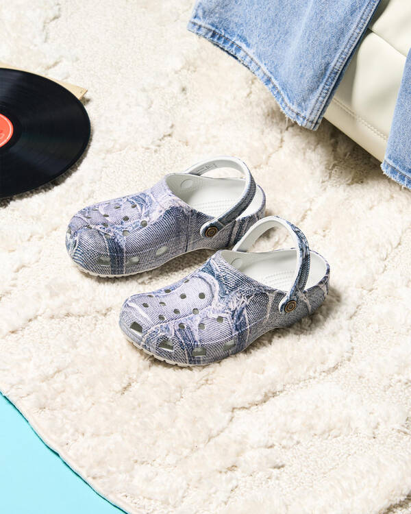 Crocs Classic Denim Clogs for Unisex