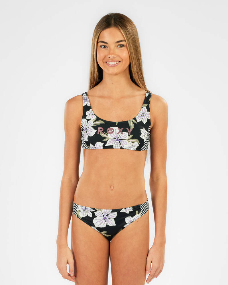 Roxy Girls' Of The Pacific Bralette Bikini Set for Womens