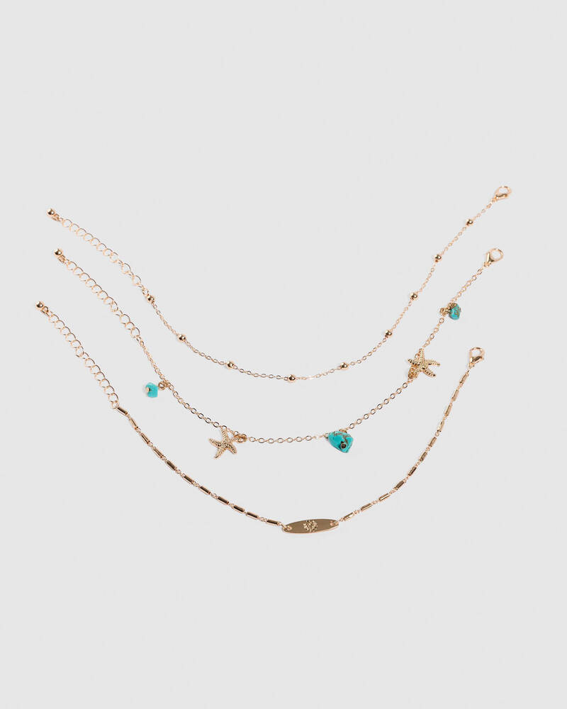 Karyn In LA Cleo Anklet Pack for Womens