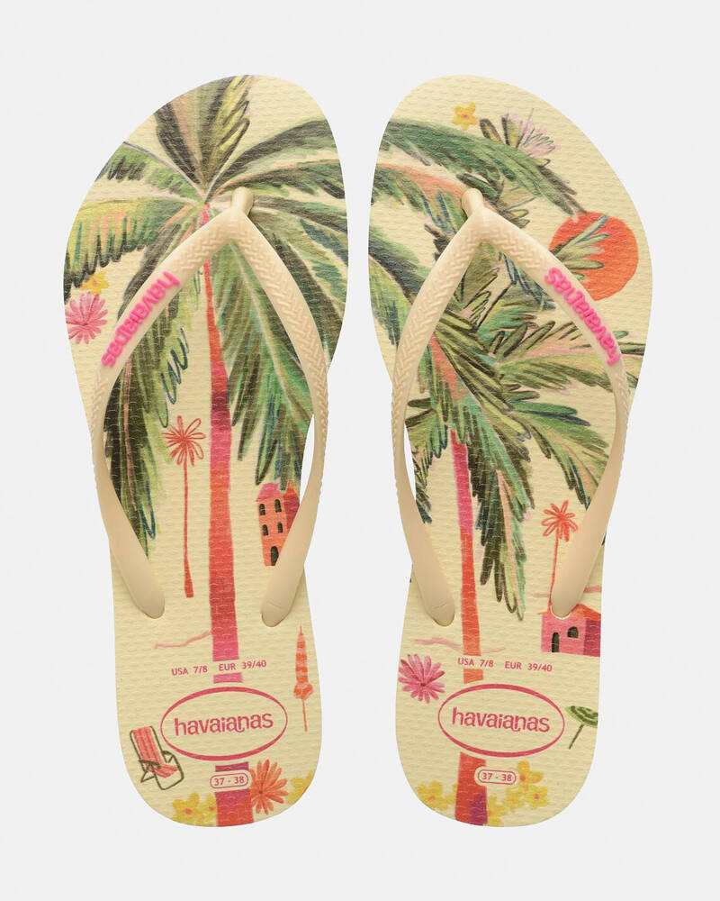 Havaianas Slim Summer Bliss Thongs for Womens