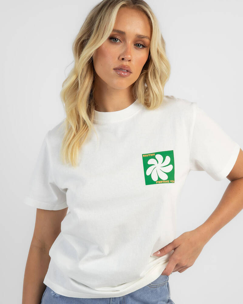 Rhythm Take Me Away Boyfriend T-Shirt for Womens