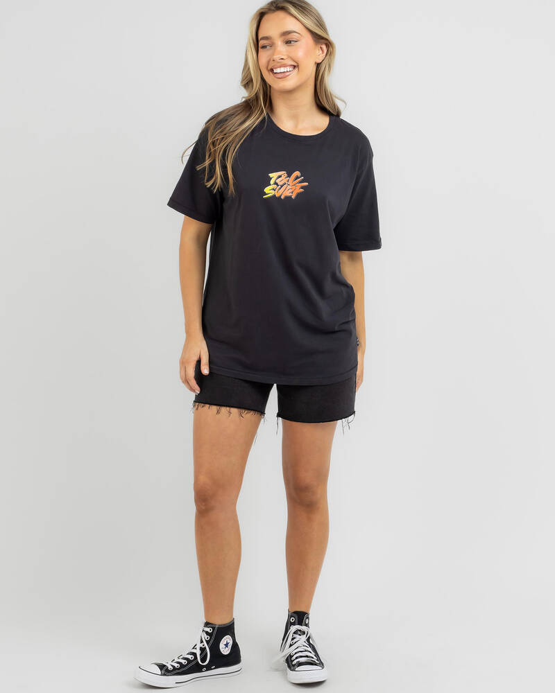 Town & Country Surf Designs Border Check T-Shirt for Womens